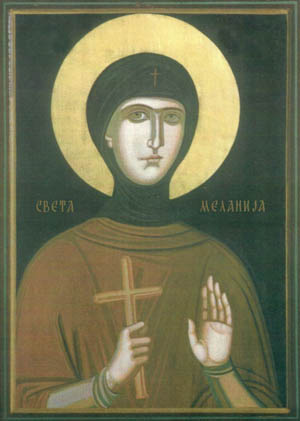 Света преподобна Меланија Римљанка