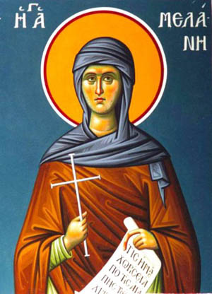 Света преподобна Меланија Римљанка