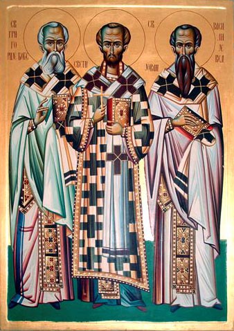Света Три Јерарха Василије Велики, Григорије Богослов и Јован Златоуст